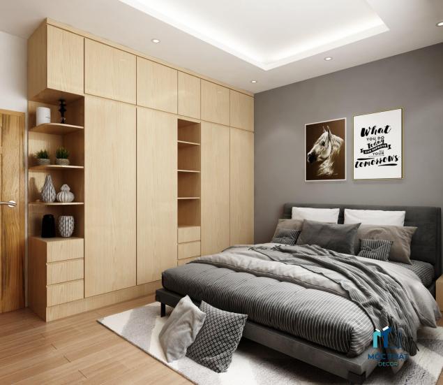 Thiết kế phòng ngủ đơn giản 